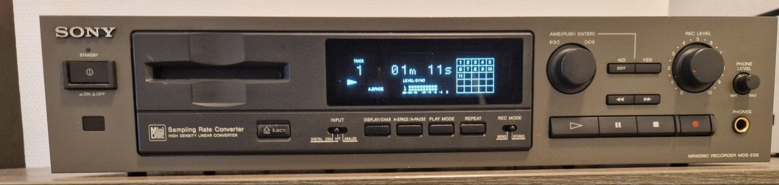 Sony MDS-E58 Pro MiniDisc Recorder, Ophalen of Verzenden