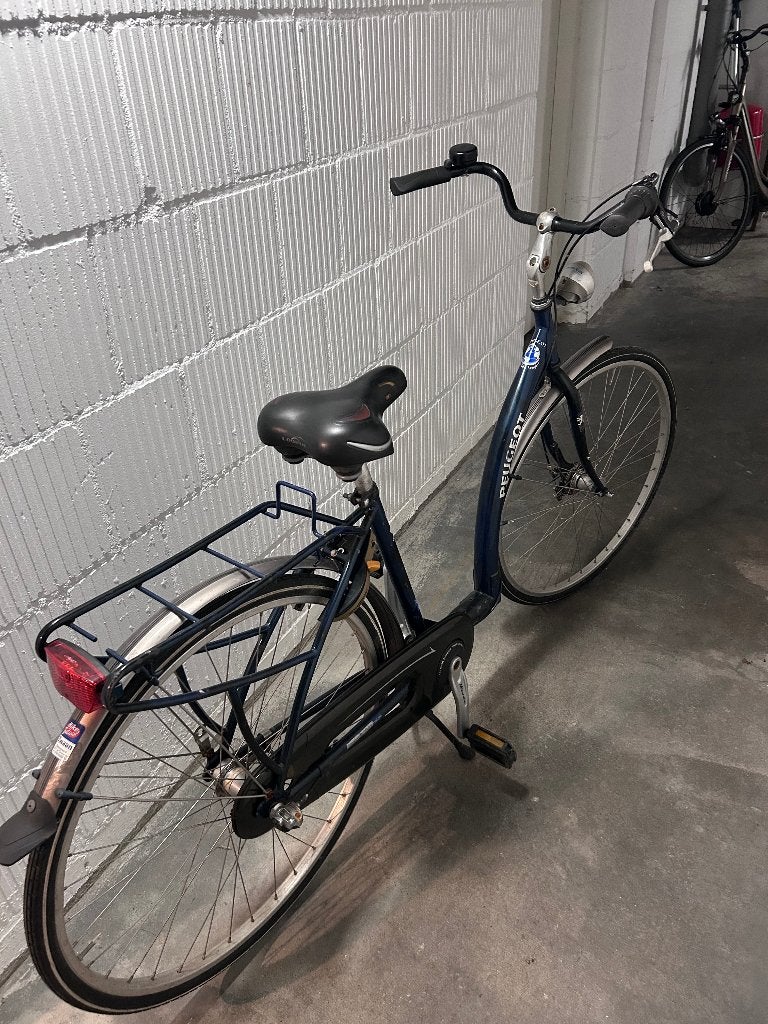 Peugeot stadsfiets - Damesfiets - Blauw, Ophalen, Terugtraprem, Gebruikt, Versnellingen