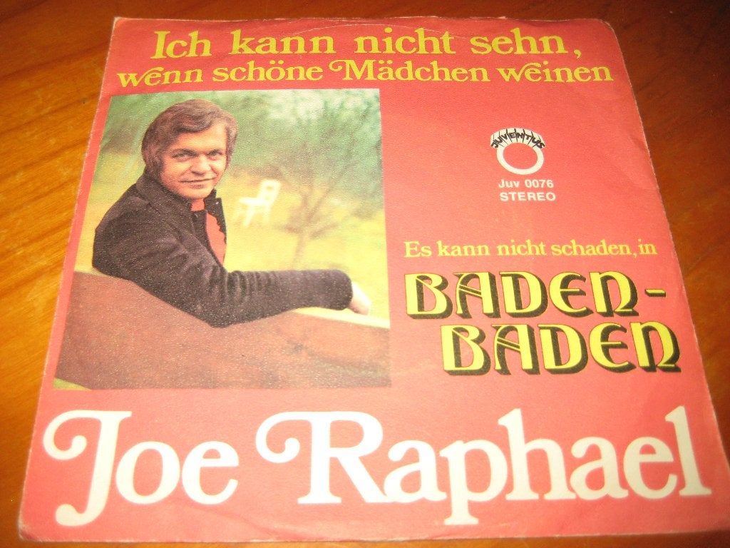 Joe Raphael: Ich kann nicht sehen,wenn schöne Mädchen weinen, Ophalen of Verzenden, Zo goed als nieuw, Pop, Single
