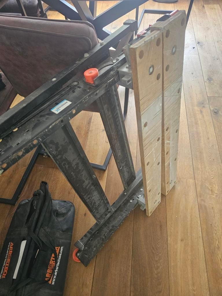 Workmate met blad van 90 cm, Doe-het-zelf en Verbouw, Werkbanken, Ophalen, Gebruikt, 70 tot 120 cm
