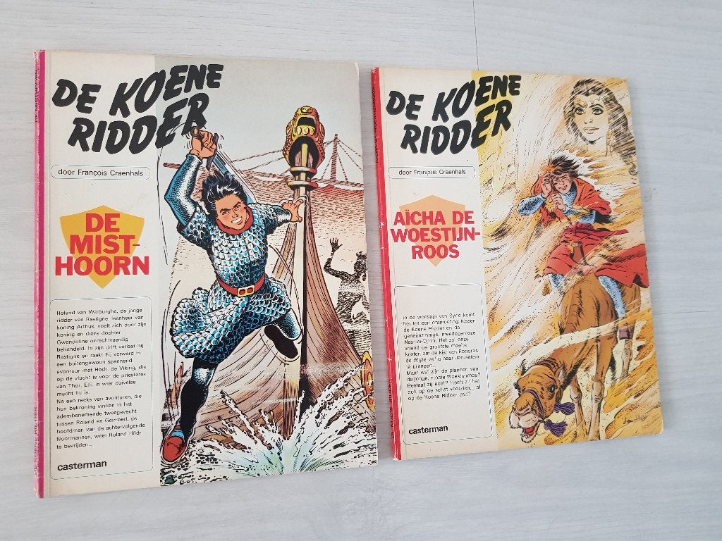 2 x De koene ridder, Boeken, Stripboeken, Meerdere stripboeken, Ophalen of Verzenden, Gelezen, François Craenhals