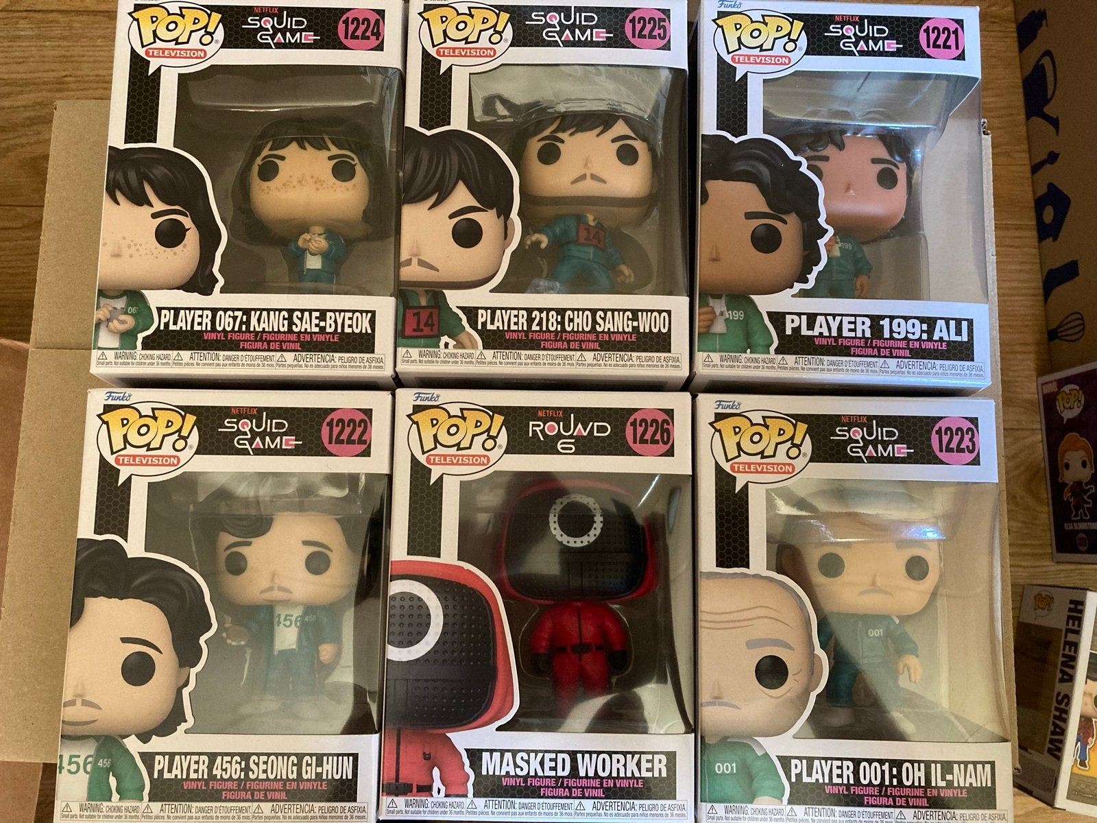 Squid Game Funko Pop! Collectie (6 stuks), Ophalen of Verzenden, Nieuw