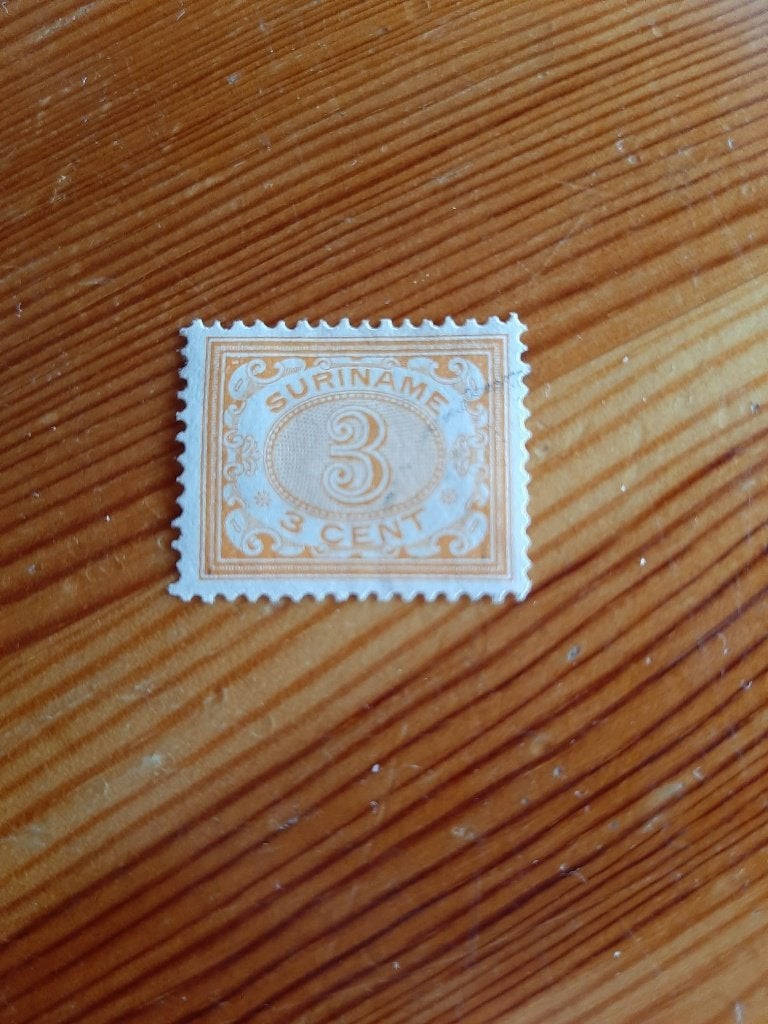 suriname gestempeld nr 45, Ophalen of Verzenden, Gestempeld