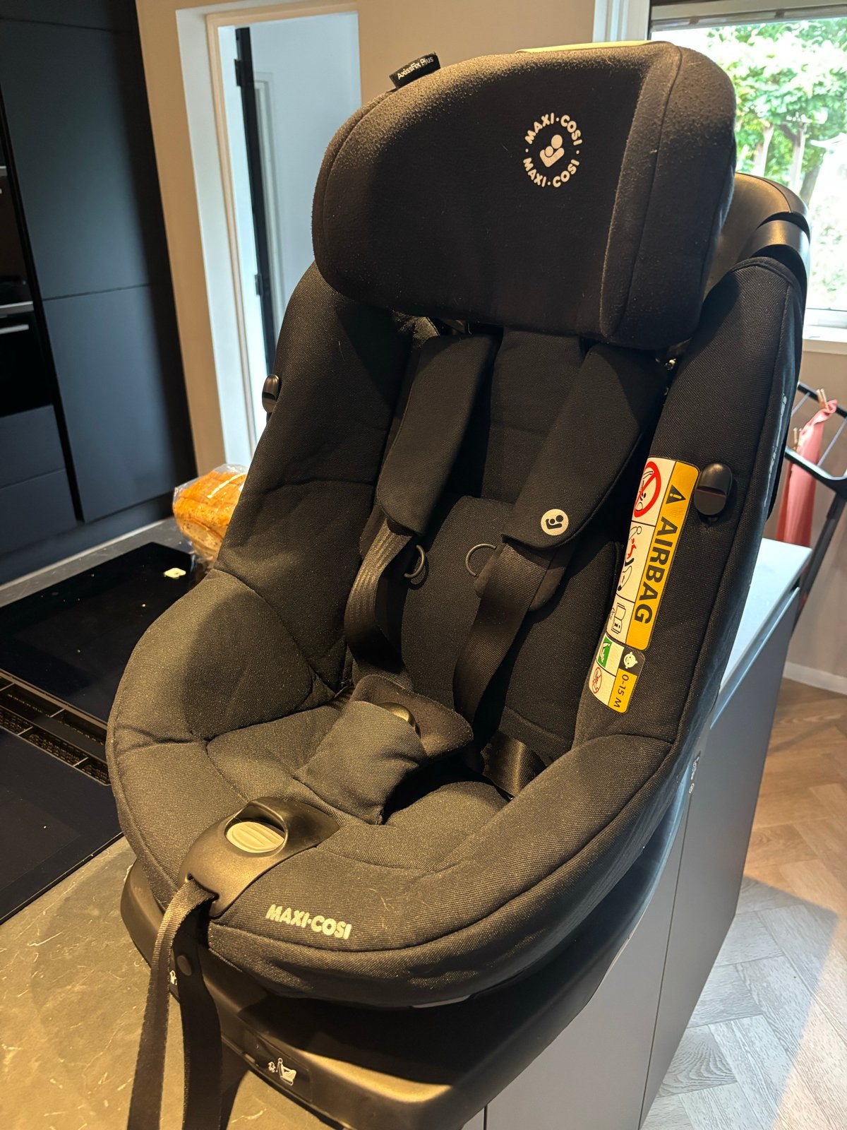 Maxi-Cosi AxissFix Plus Autostoel - Zeer Netjes!, Ophalen, Gebruikt, 0 t/m 18 kg, Verstelbare rugleuning