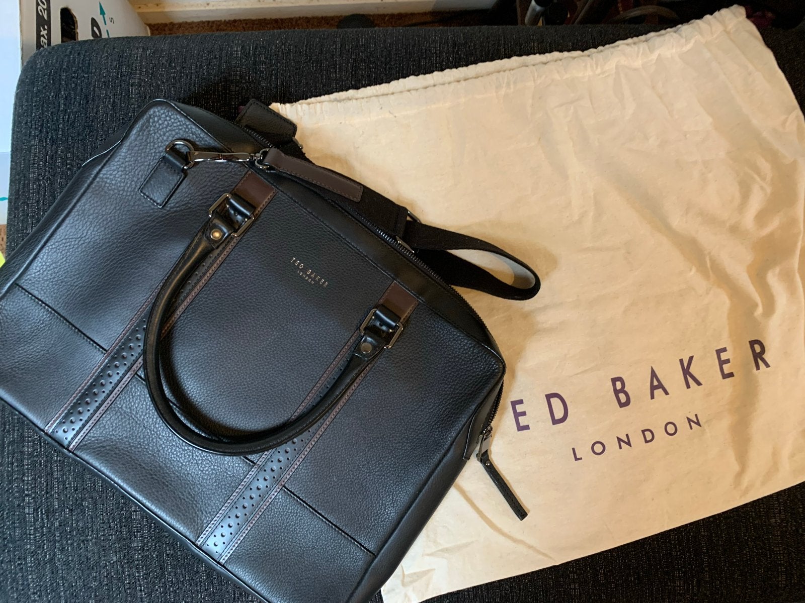 Ted Baker Laptoptas - Zwart, Ophalen of Verzenden, Zo goed als nieuw, Zwart, Overige typen
