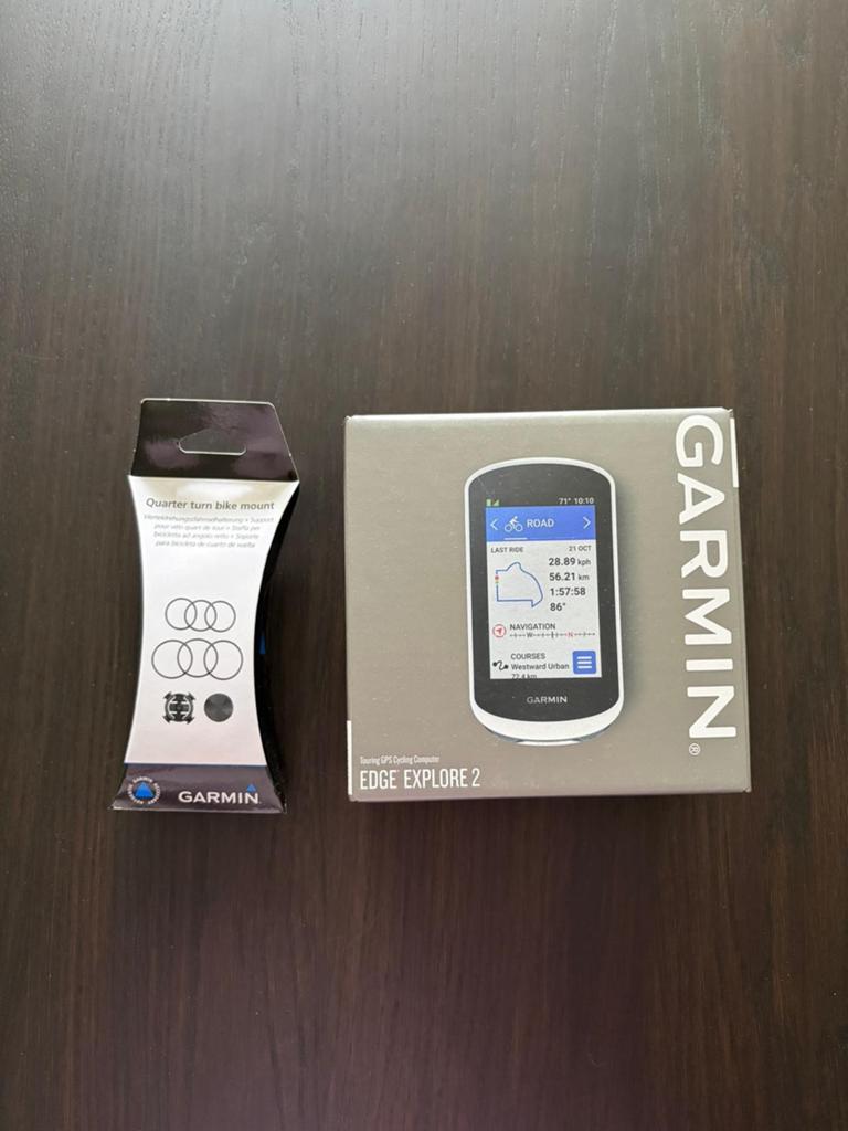 Garmin Edge Explore 2 GPS Fietscomputer + Bevestiging, Fietsen en Brommers, Fietsaccessoires | Fietscomputers, Ophalen of Verzenden
