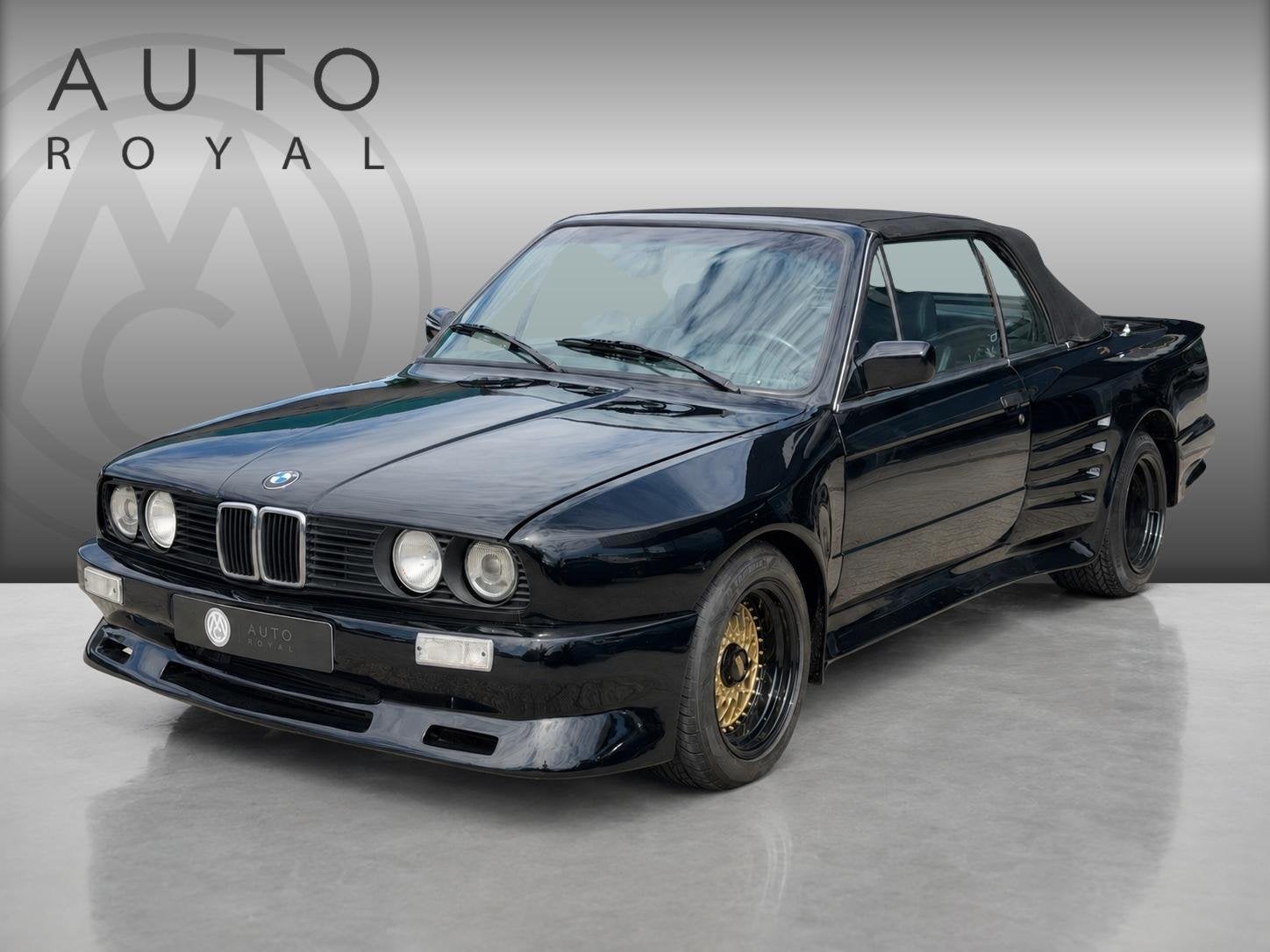 BMW 3-serie Cabrio 325i KOENIG-UMBAU | ORIGINEEL NEDERLANDSE, Auto's, BMW, Gebruikt, 2494 cc, Cabriolet, Zwart