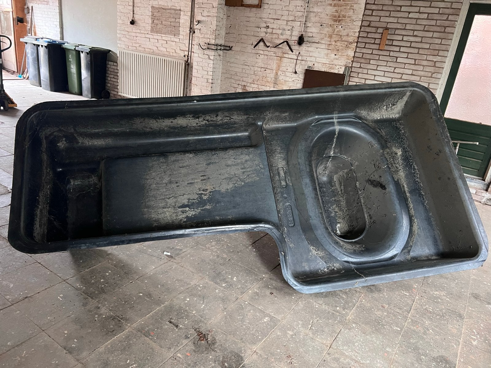 Grote vijver 149x308 cm - Stevige Kunststof bak, Tuin en Terras, Vijvers, Ophalen, Zo goed als nieuw