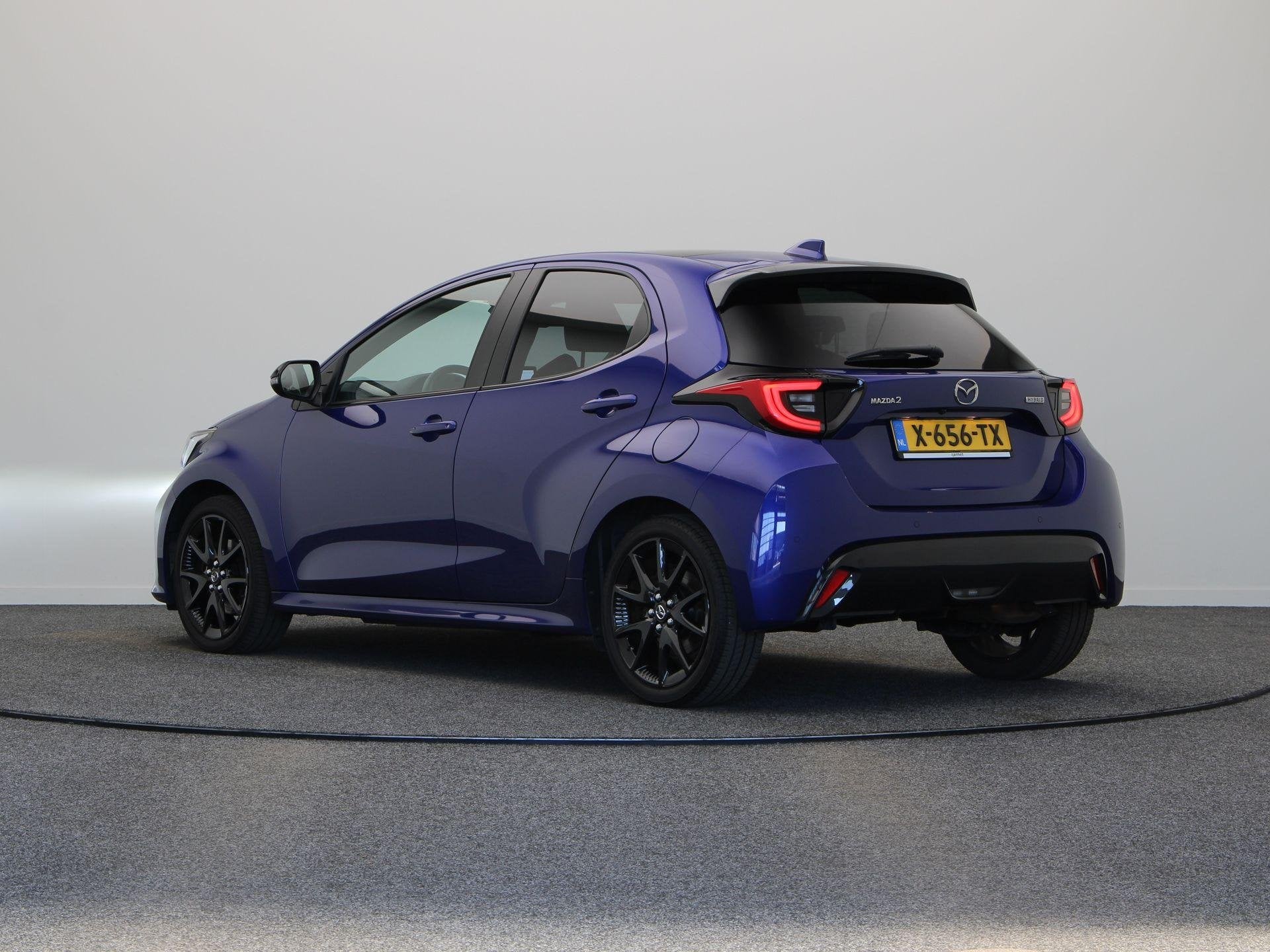 Mazda 2 Hybrid 1.5 Homura Plus | panoramadak | Apple carlay-, Auto's, Gebruikt, 49 €/maand, Hybride Elektrisch/Benzine, 3 cilinders
