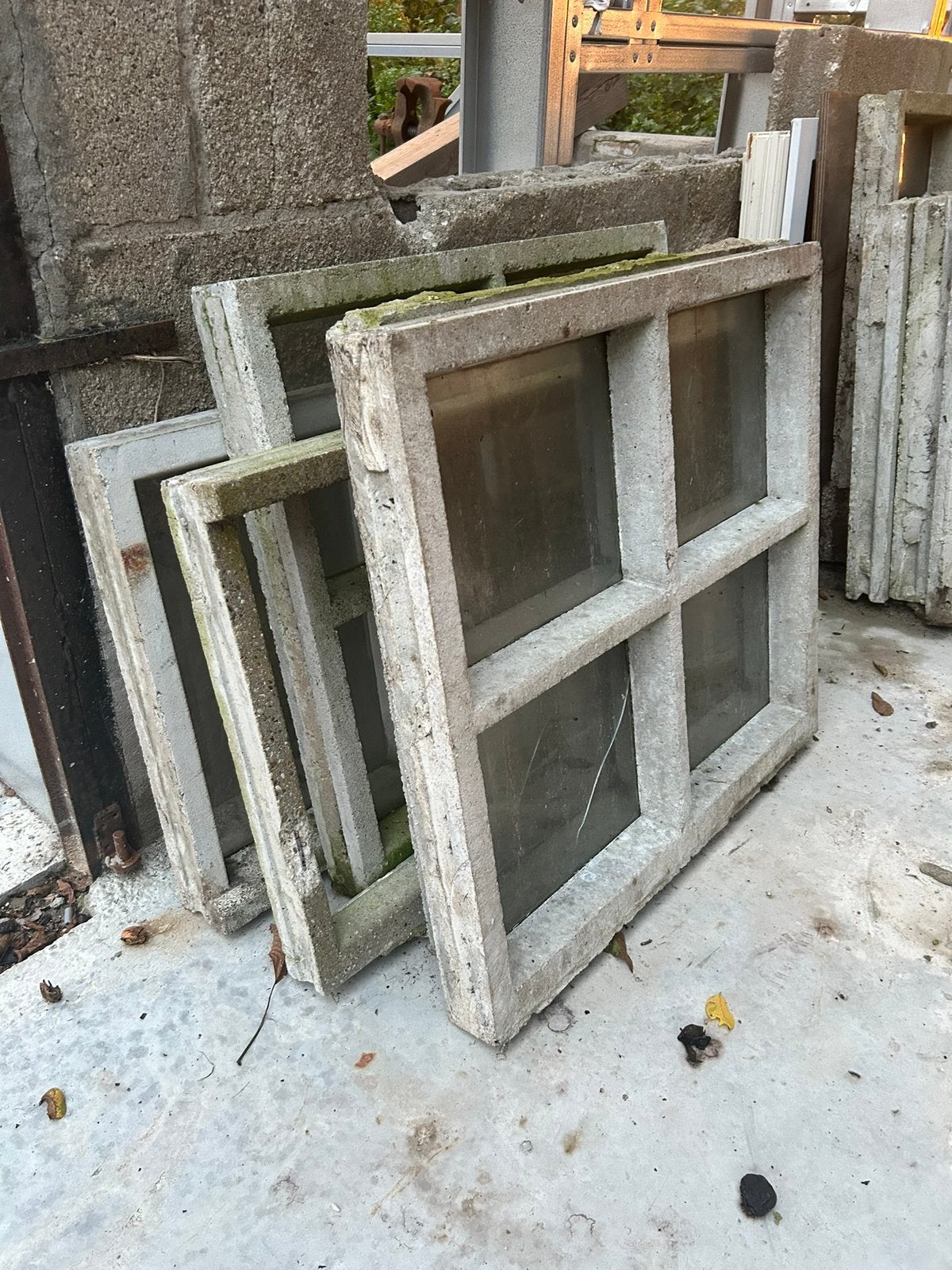 Betonnen stalramen, Ophalen, Gevelraam of Ruit, Gebruikt, 80 tot 120 cm