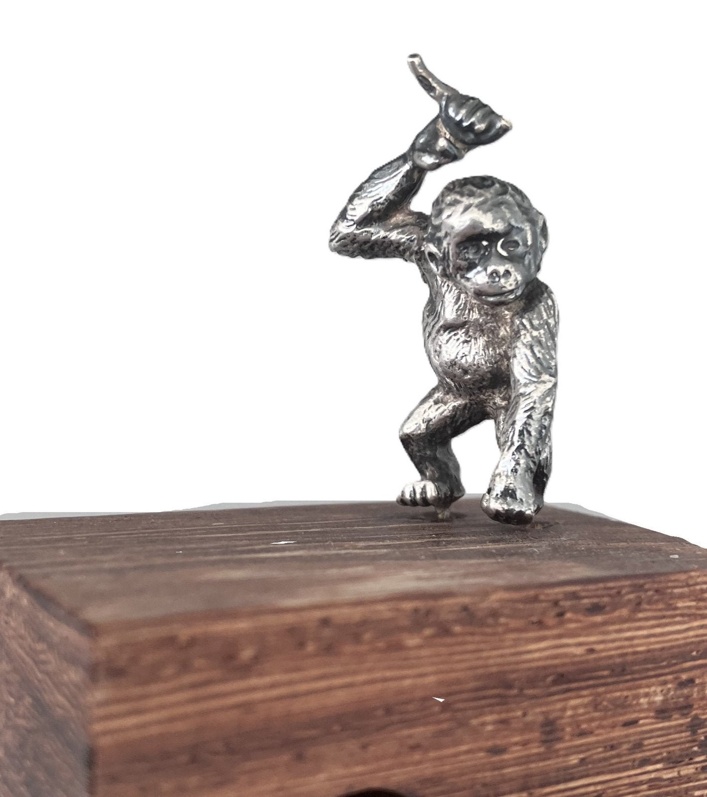 Zilveren miniatuur aapje, Verzenden, Zilver