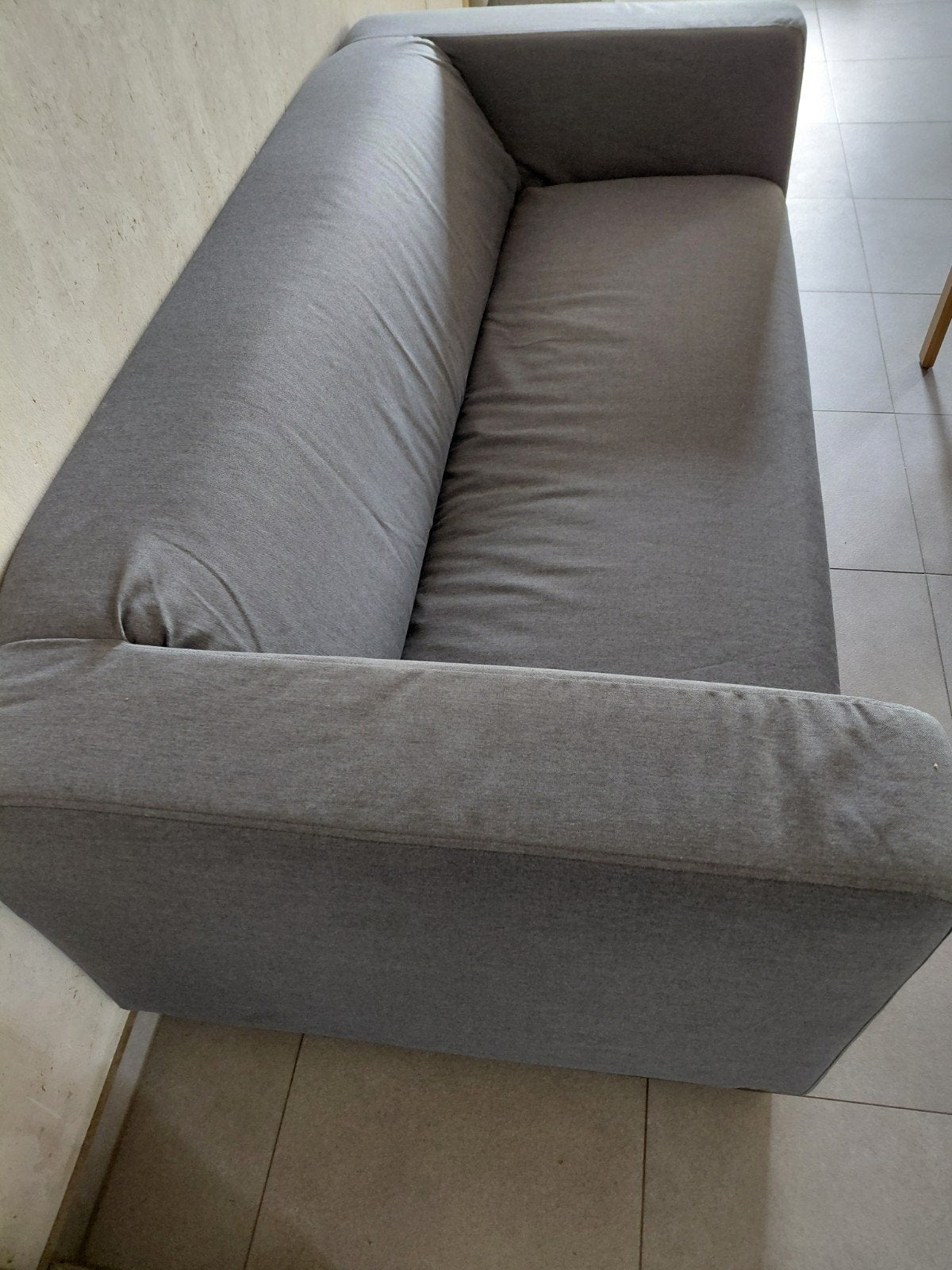 Nieuwe IKEA Klippan bank - Grijs  teab, 150 tot 200 cm, 75 tot 100 cm, Ophalen of Verzenden, Rechte bank