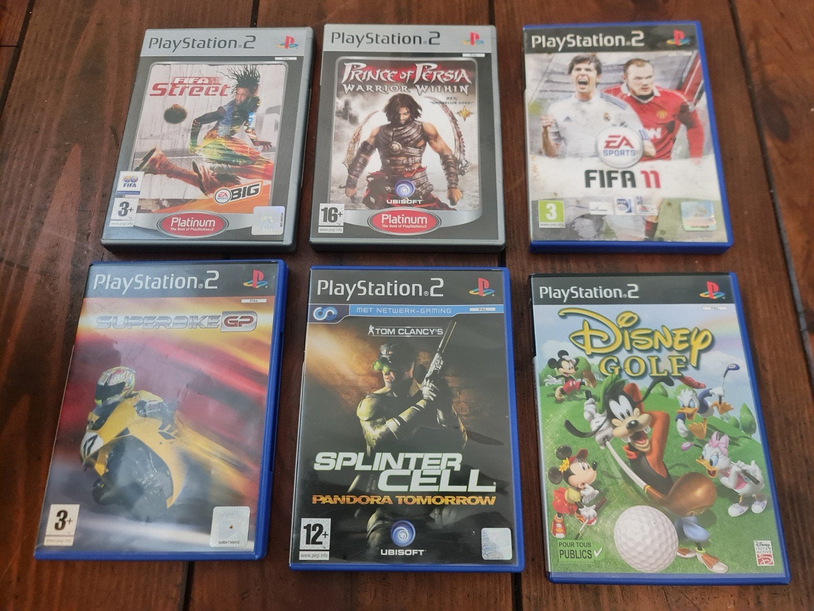 6 ps2 games, Spelcomputers en Games, Gebruikt, 1 speler, Eén computer, Ophalen of Verzenden