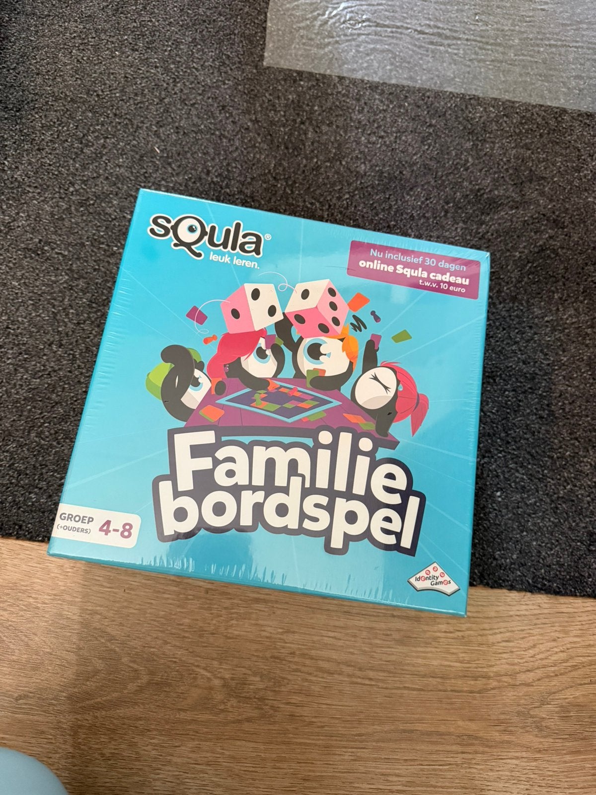 Squla bordspel, Ophalen, Nieuw