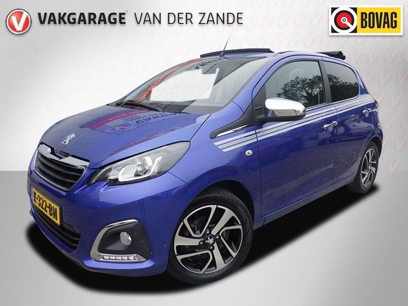 Peugeot 108 1.0 e-VTi Collection TOP! Cabrio, Camera, Keyles, Voorwielaandrijving, Stof, Gebruikt, Handgeschakeld