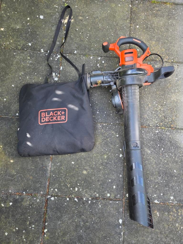 Black Decker bladblazer/bladzuiger met opvangzak, Ophalen, Gebruikt, Aluminium