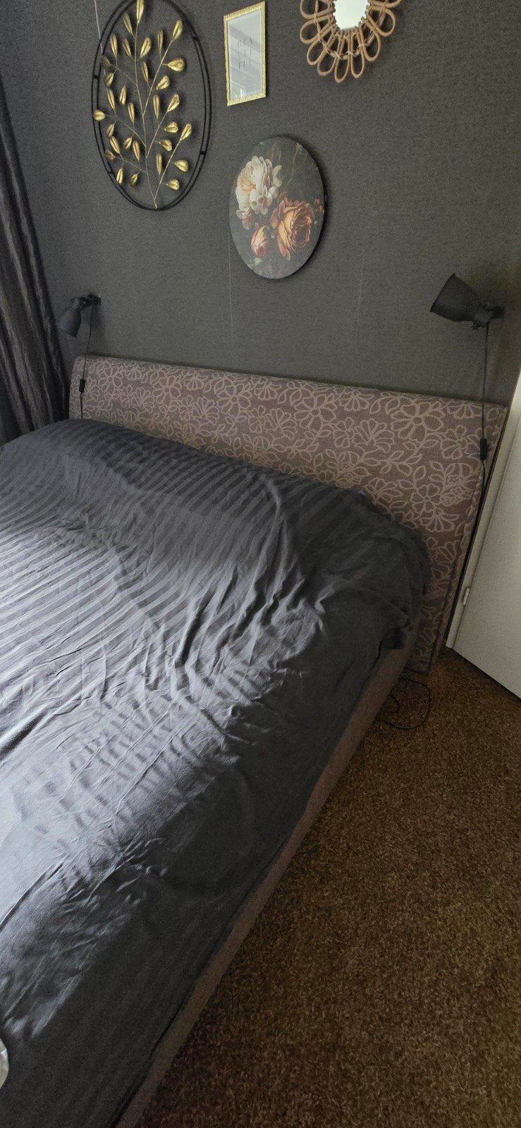 GRATIS boxspring, Ophalen, Gebruikt, 210 cm, Tweepersoons