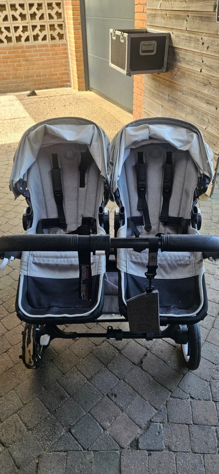 Bugaboo donkey twin grijs, Kinderen en Baby's, Kinderwagens en Combinaties, Ophalen, Gebruikt, Bugaboo