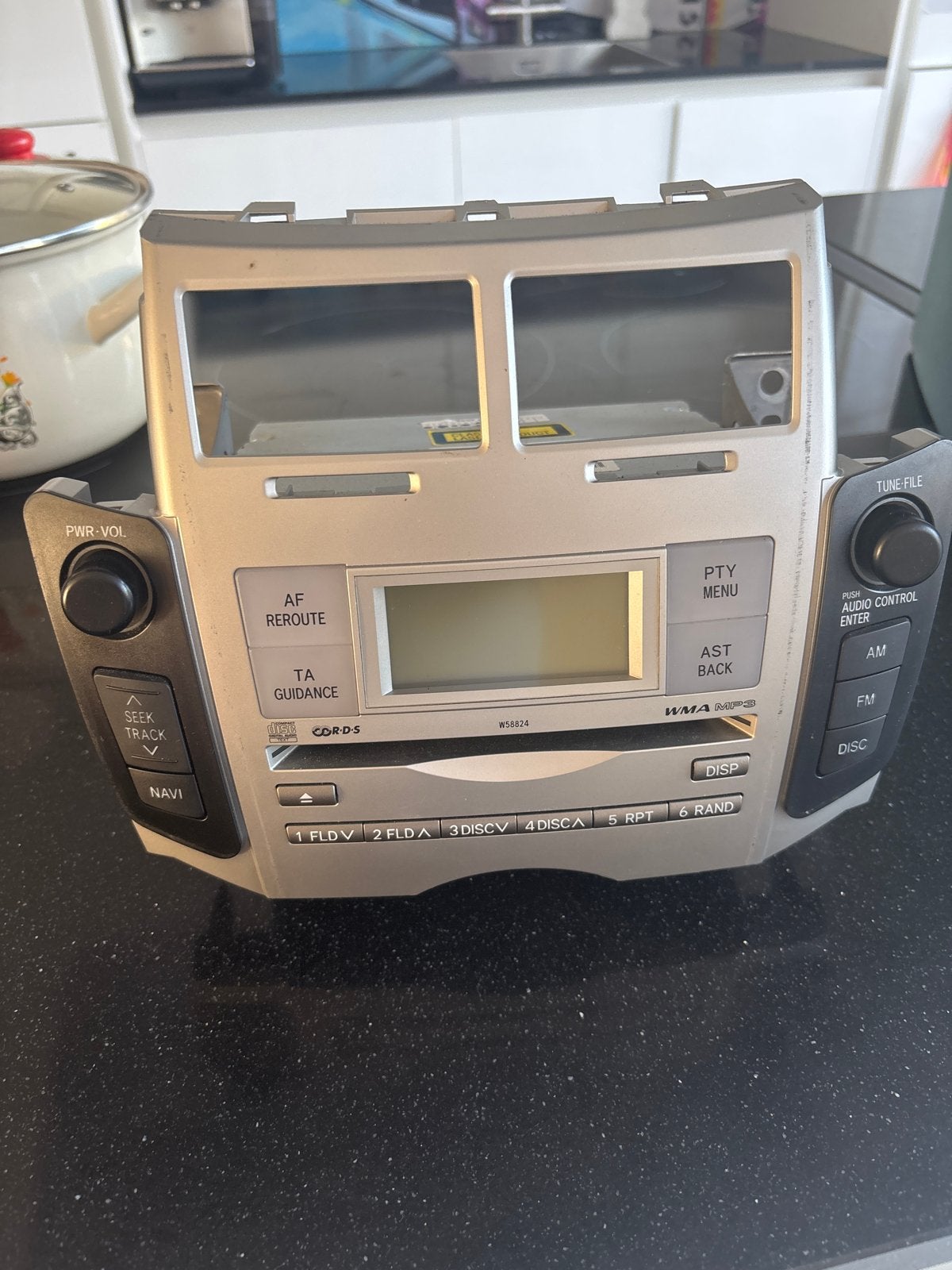 Toyota Yaris Autoradio 2007 - Werkt uitstekend, Auto diversen, Autoradio's, Ophalen of Verzenden, Gebruikt