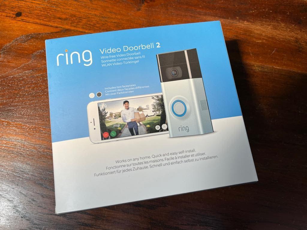 Ring Video Doorbell 2 deurbel, Ophalen of Verzenden, Bewegingsdetectiesensor, Gebruikt, Draadloos