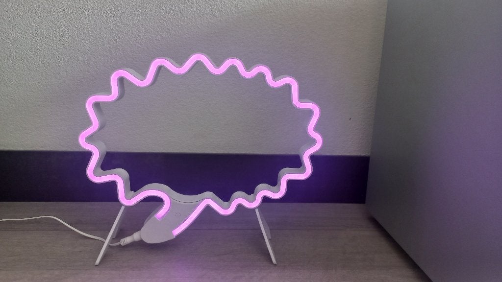 IKEA SNÖDJUP LED lamp wolk tekstwolk bureaulamp nachtlamp, LED verlichting, Meerkleurig, Kinderlamp, Ophalen of Verzenden