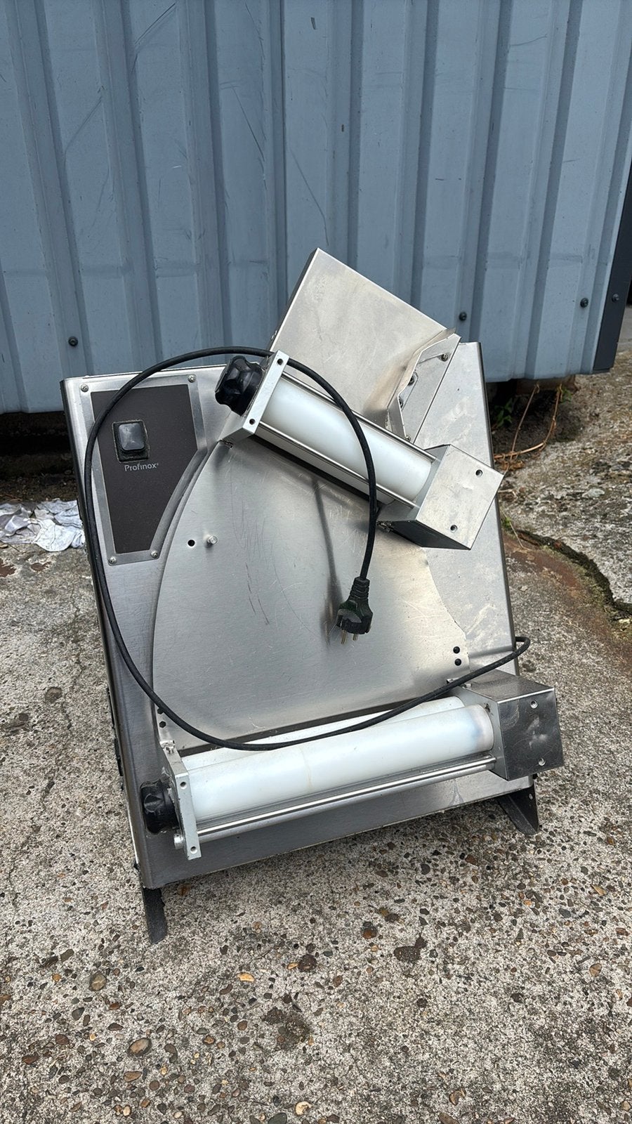 Profinox pizzabol machine, Ophalen, Zo goed als nieuw