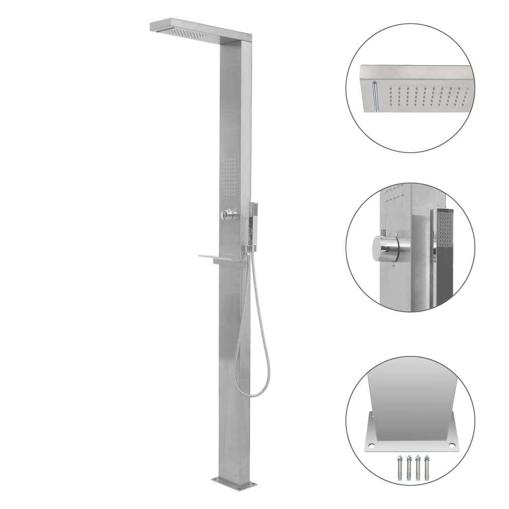 Tuindouche buitendouche hout hardhout douche GRATIS BEZORGD!, Verzenden, Overige typen, Nieuw, Nvt