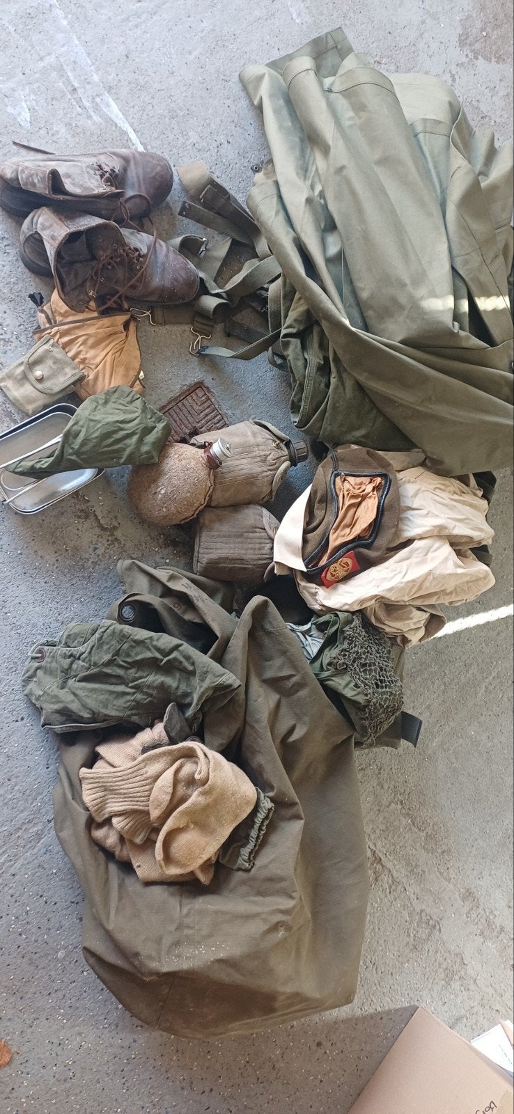 Militair uitrusting pakket - Diverse items, Ophalen, Landmacht, Overige gebieden, Kleding of Schoenen