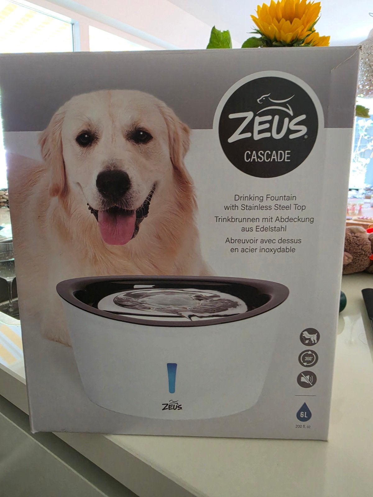 Zeus waterfontein hond en/of kat, Ophalen of Verzenden