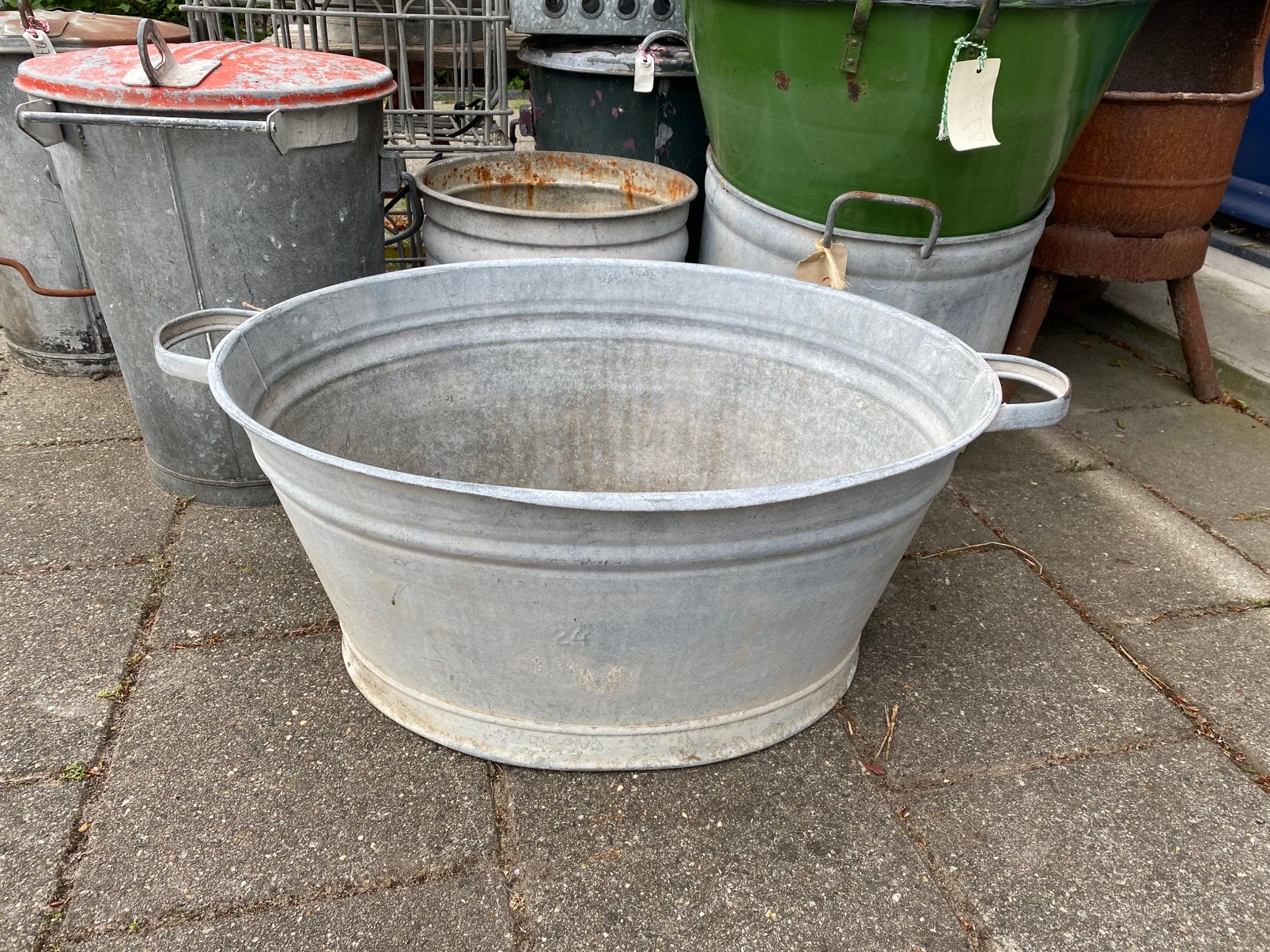 Mooi zinken wasteil, Ophalen