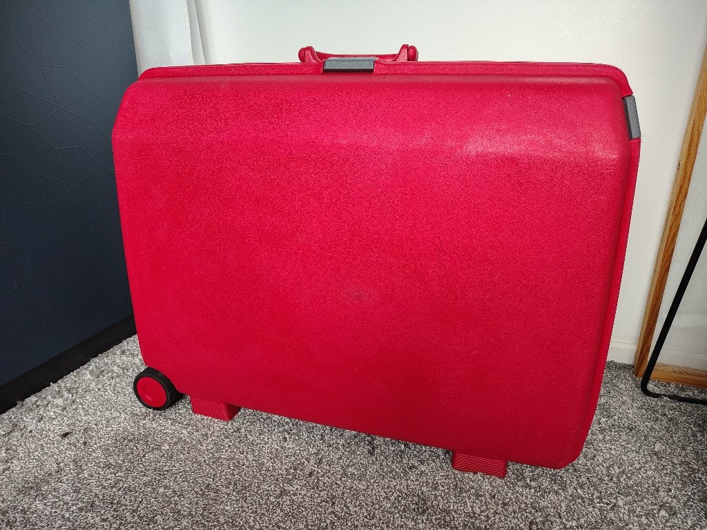 Robuuste Samsonite koffer 70 liter – In nette staat, Gebruikt, Hard kunststof, Slot, 45 tot 55 cm