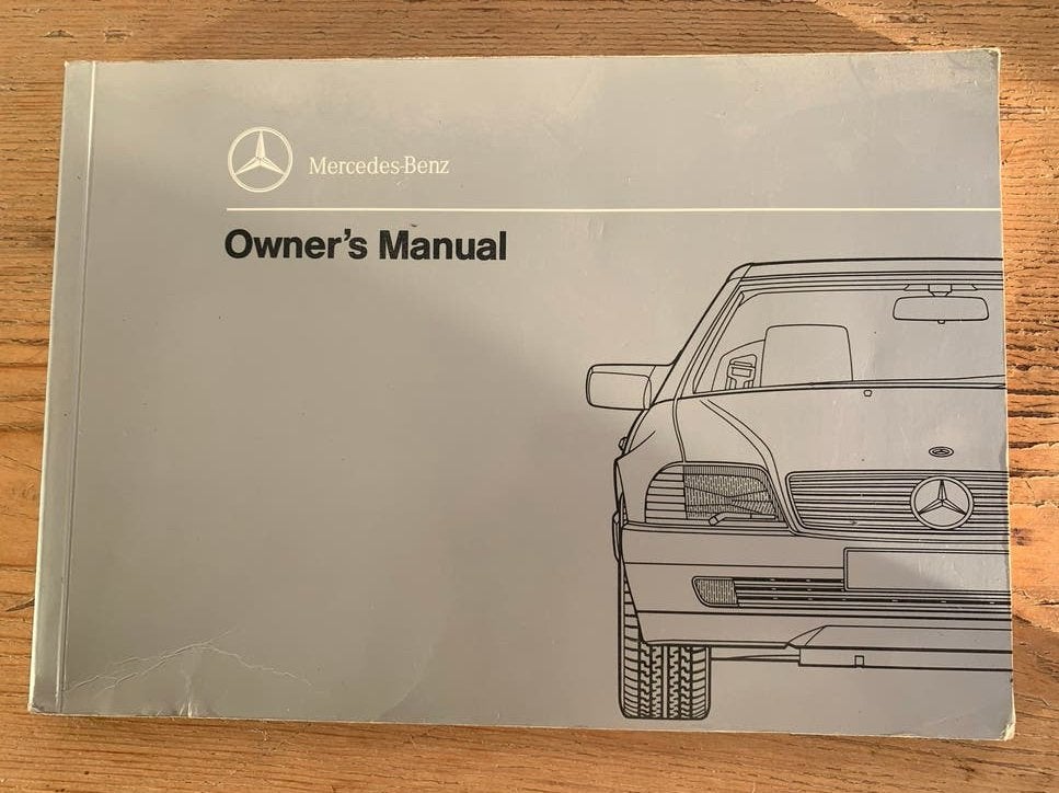 Mercedes-Benz 300 SL 500 SL Handleiding Engelstalig, Auto diversen, Ophalen of Verzenden