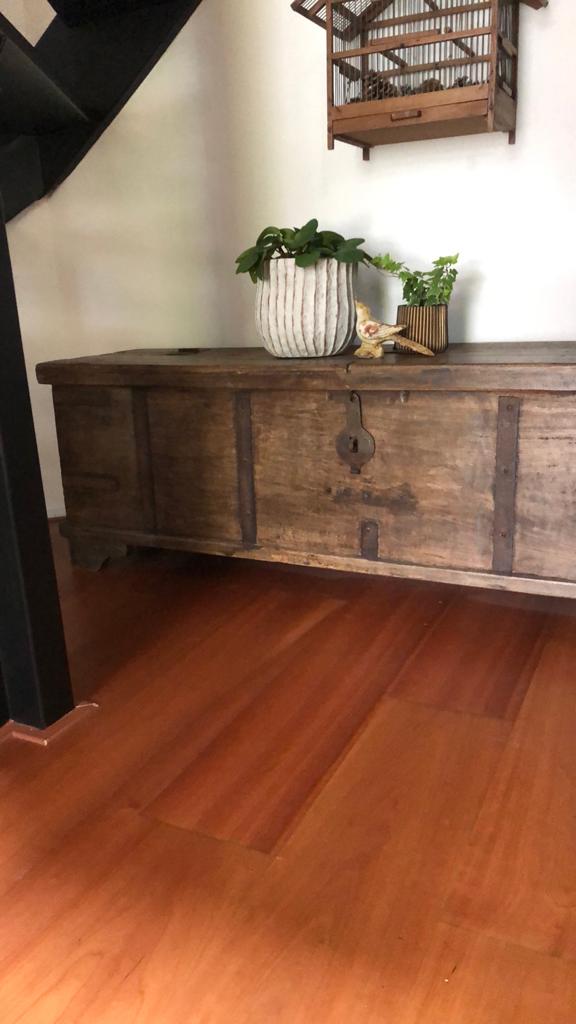 Massief houten kist, Huis en Inrichting, Ophalen, Gebruikt, 25 tot 50 cm