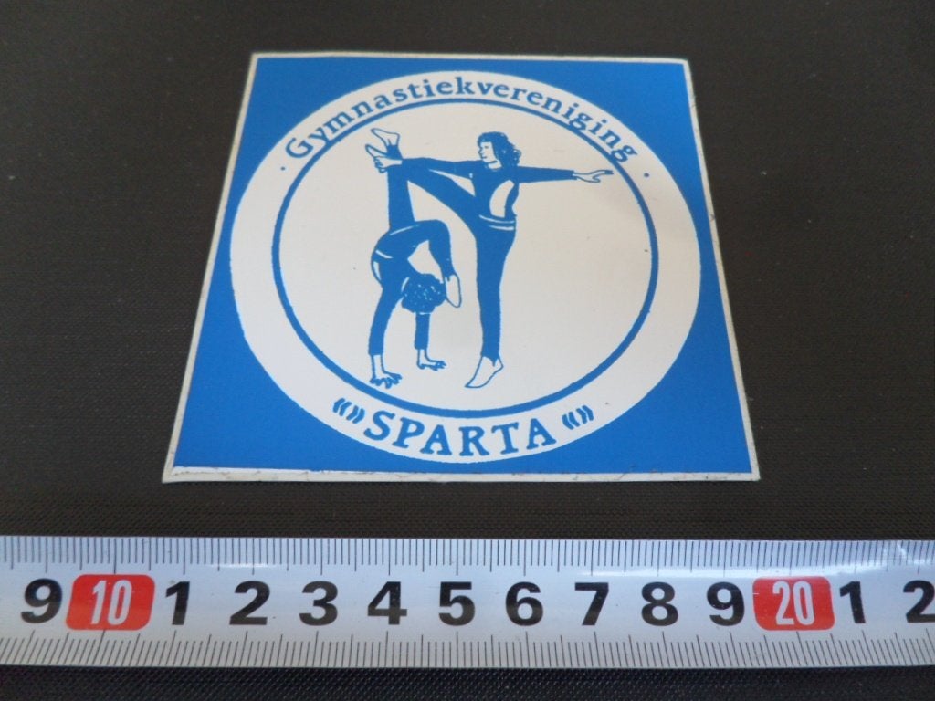 sticker Gymnastiekvereniging SPARTA, Ophalen, Zo goed als nieuw