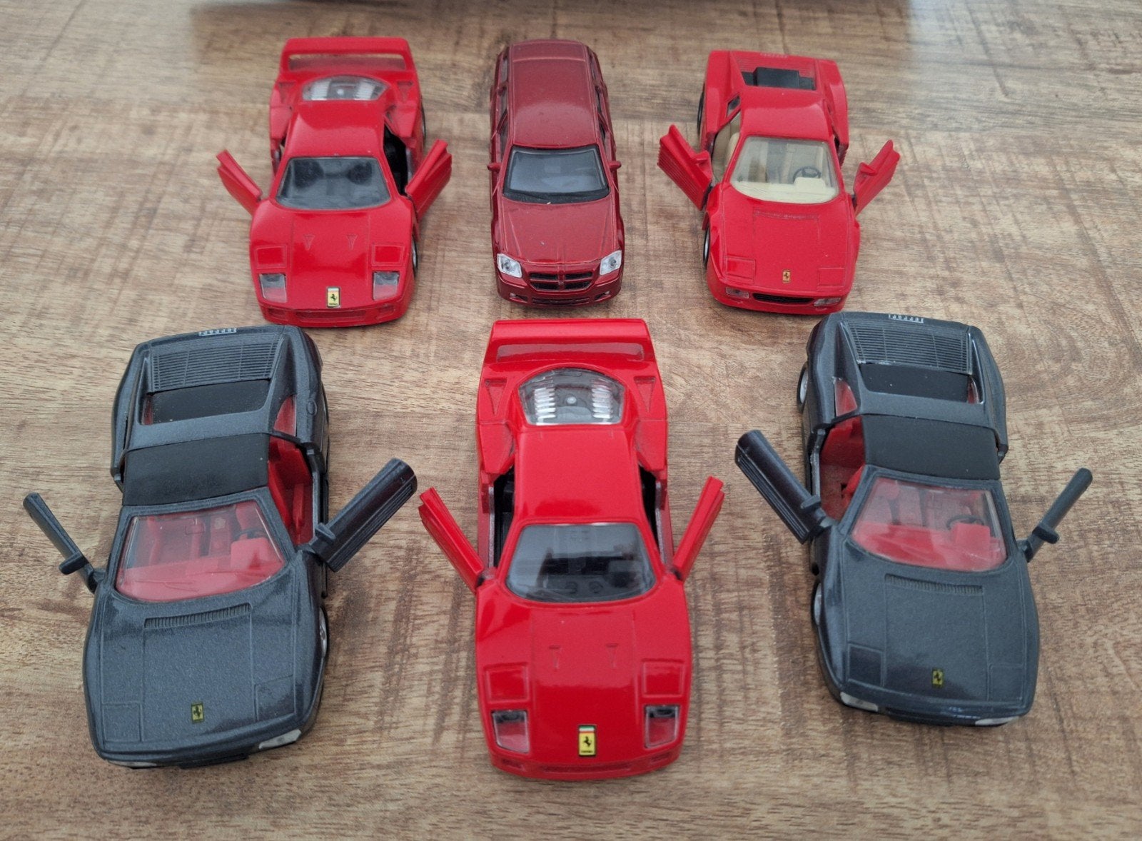 Maisto Ferrari modelauto's - Set van 6, Ophalen of Verzenden, Gebruikt, Auto, Overige merken
