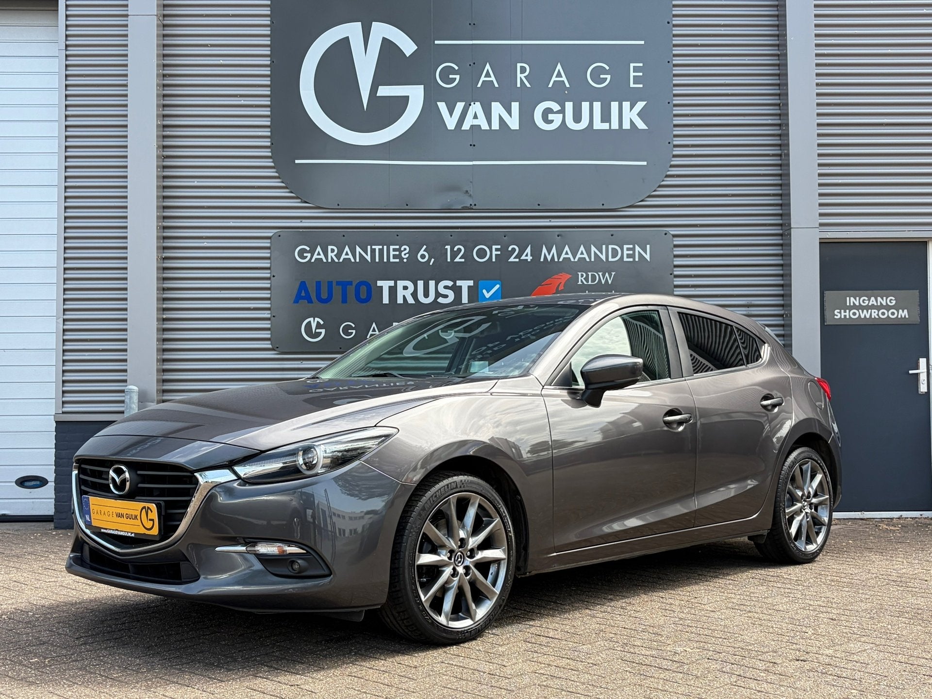 Mazda 3 2.0 SkyActiv-G 120PK Navi,Clima,Cruise,Isofix,Elektr, Auto's, Voorwielaandrijving, 1998 cc, Stof, Gebruikt