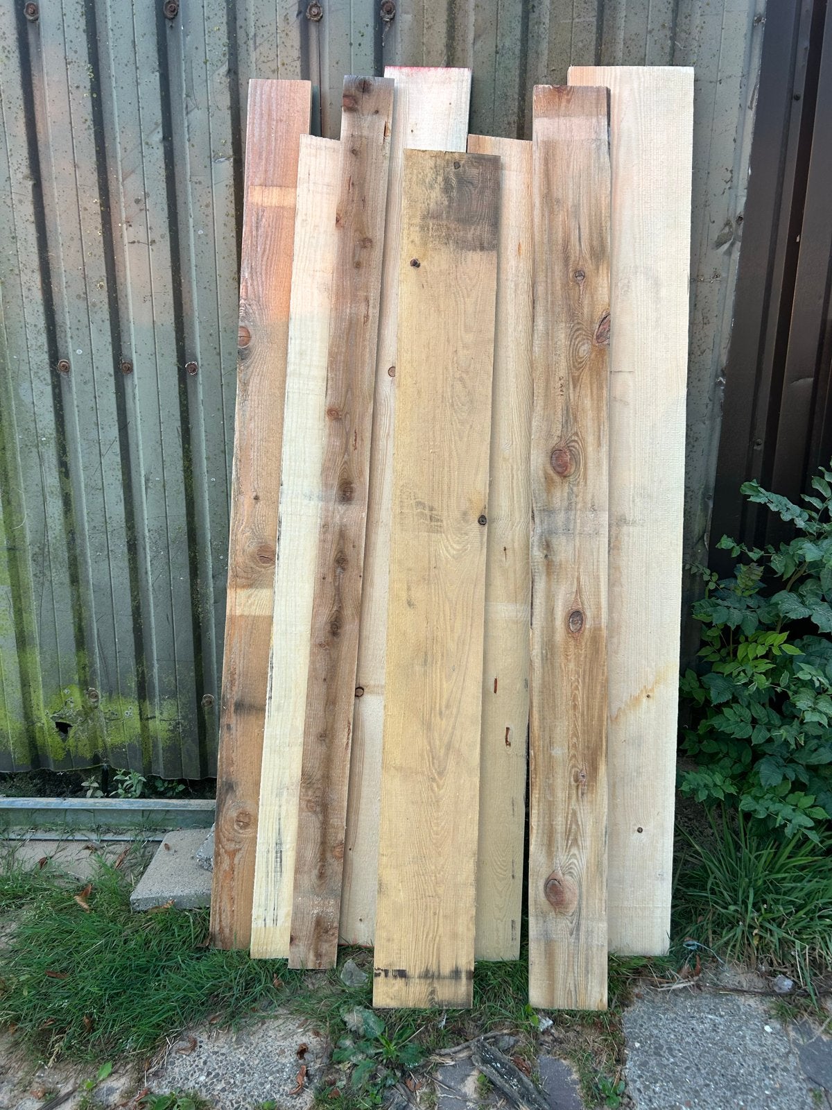 Diverse Houten Planken - Verschillende Maten en Houtsoorten, Doe-het-zelf en Verbouw, Hout en Planken, Ophalen, 25 tot 50 mm, Zo goed als nieuw