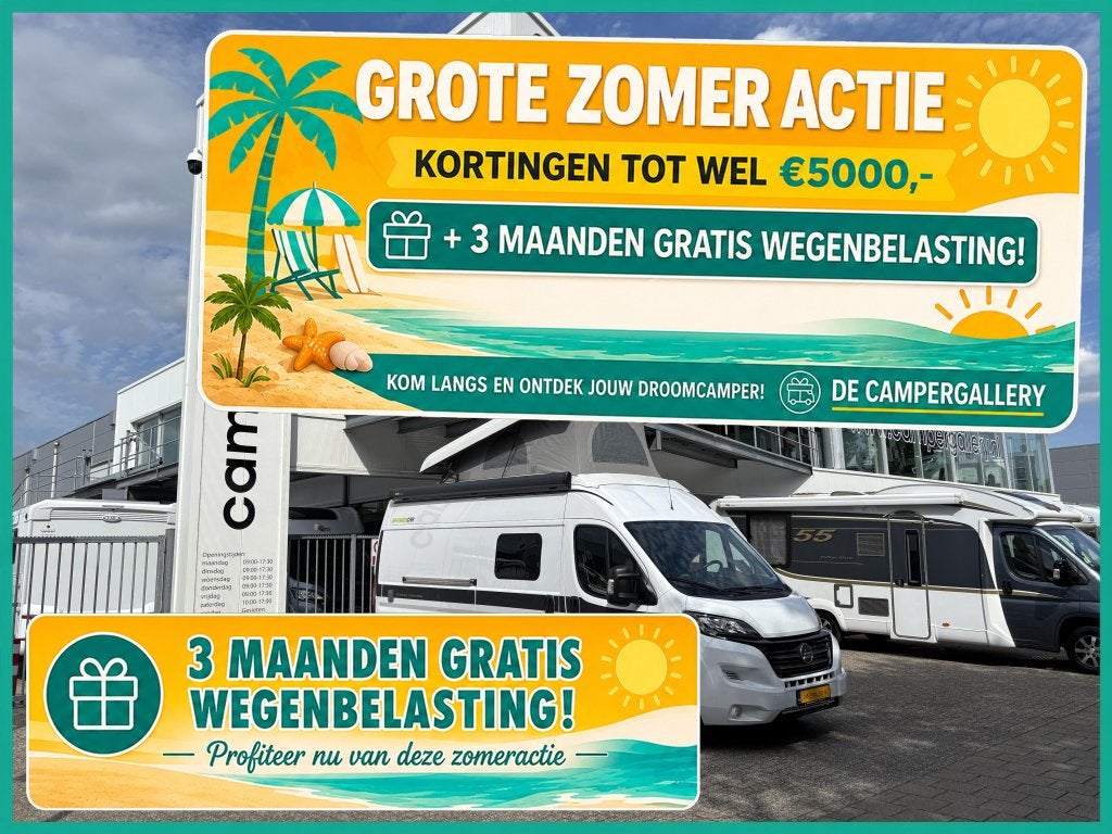 HymerCar Grand Canyon DWARSBED+HEFDAK EURO6 TREKHAAK 4-PERS, Fiat, 6 tot 7 meter, Bedrijf, Tot en met 4