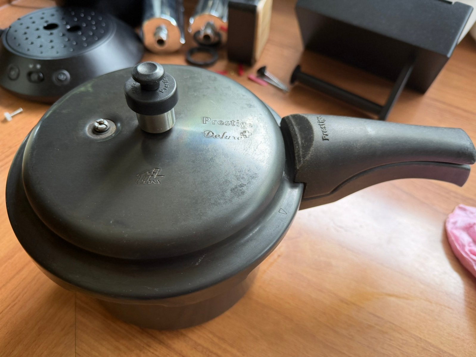 Indian Pressure Cooker -Prestige, Ophalen