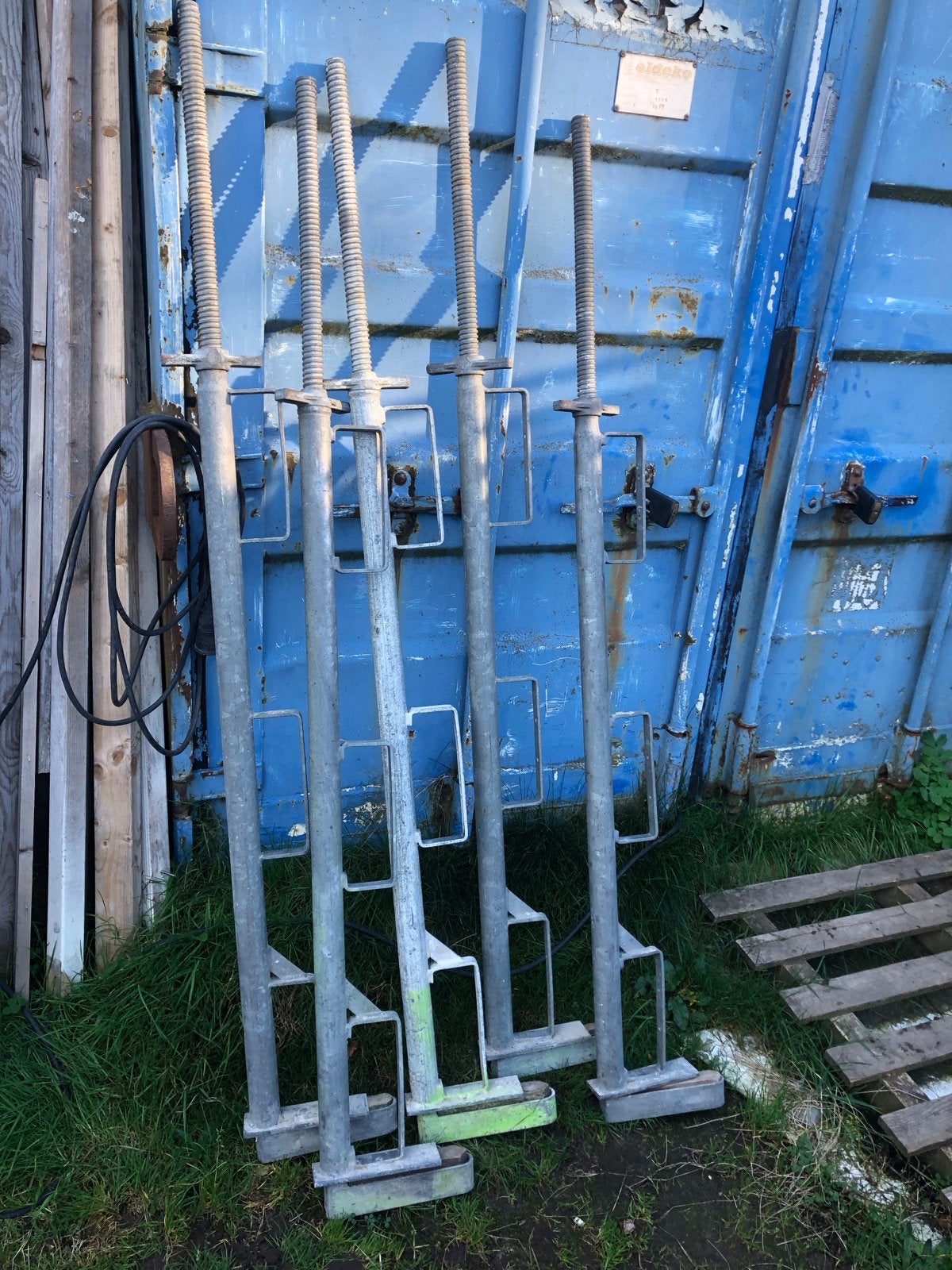 5x Balustradebeveiligingsbeugels voor Steiger, Ophalen, Gebruikt, Overige typen, 2 tot 5 meter