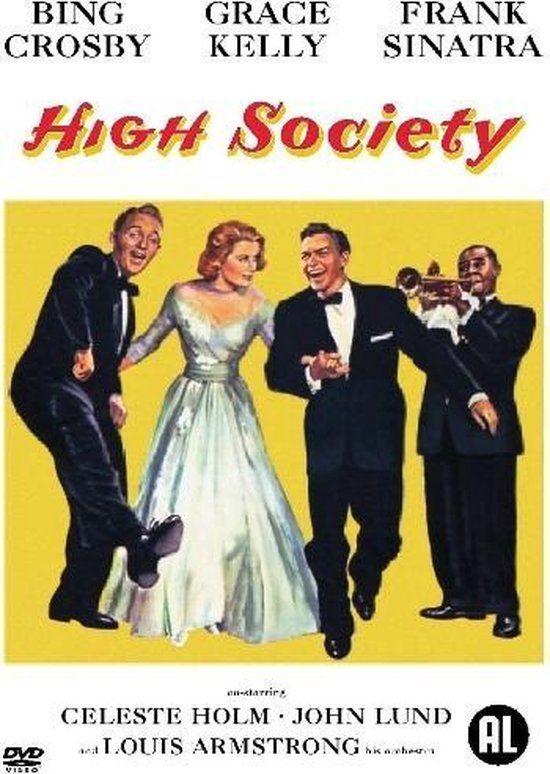 High society - Bing Crosby e.a. - 1956, Cd's en Dvd's, Dvd's | Klassiekers, Zo goed als nieuw, Drama, 1940 tot 1960, Alle leeftijden