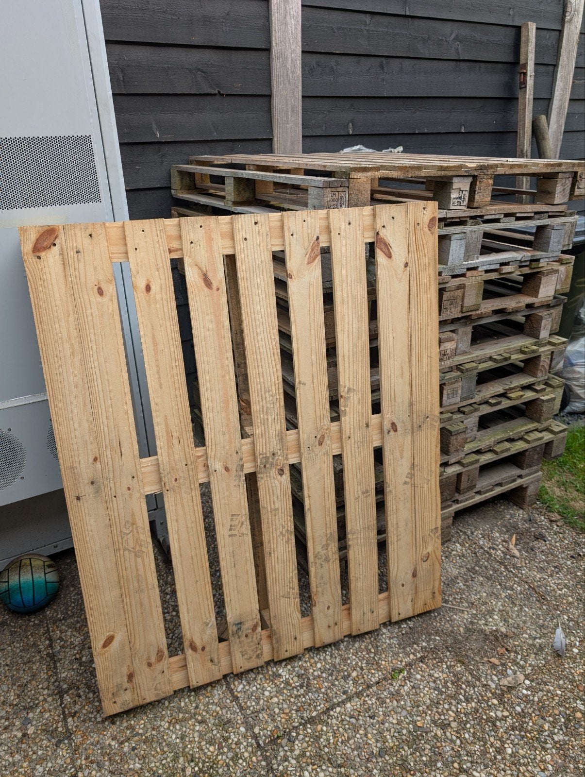 Blokpallet, 16 stuks blok pallets, Doe-het-zelf en Verbouw, Hout en Planken, Ophalen, Zo goed als nieuw, 50 mm of meer, Pallet