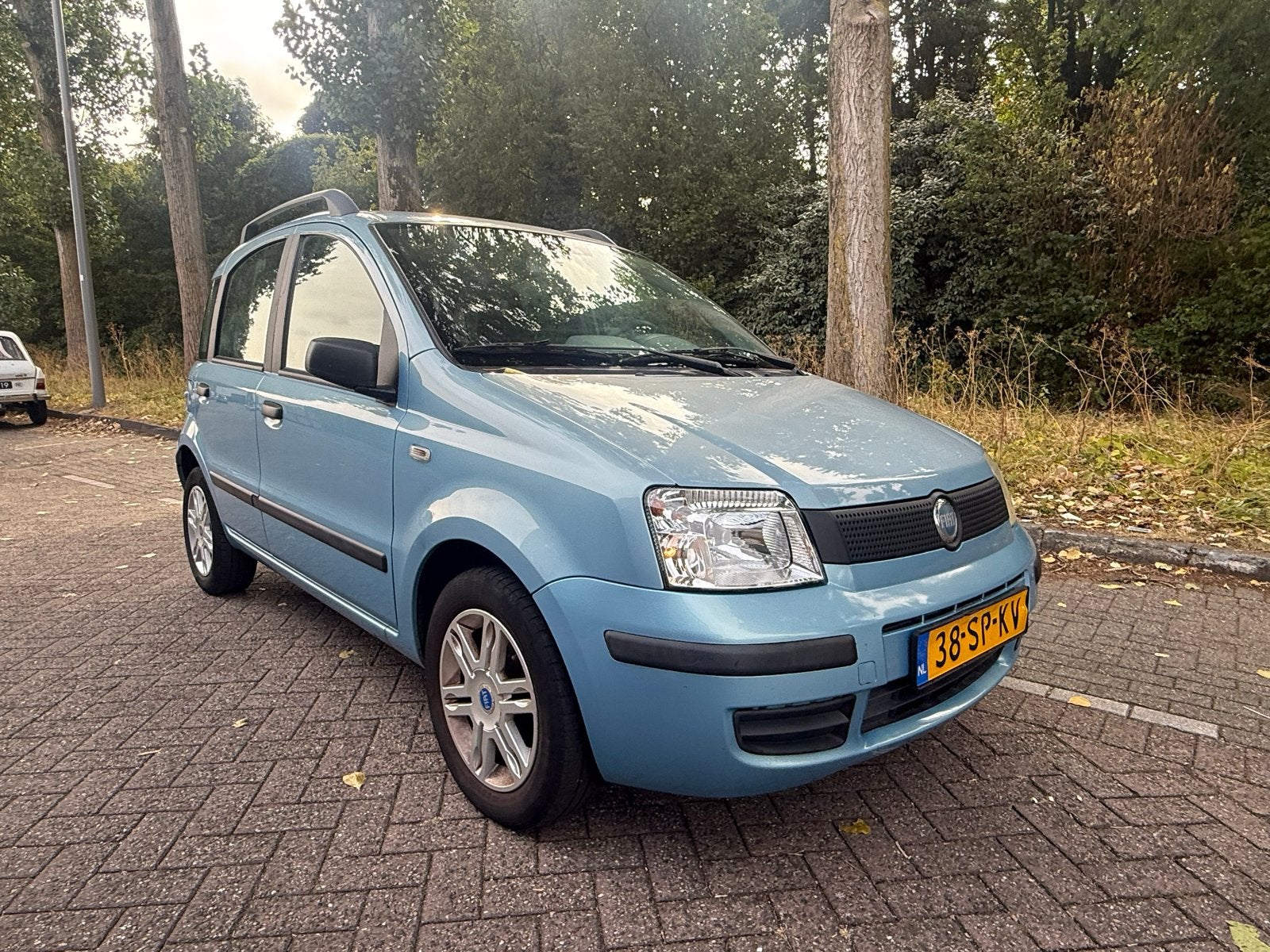 Fiat Panda 1.1 40KW 2006 Blauw, Voorwielaandrijving, Stof, 54 pk, Origineel Nederlands