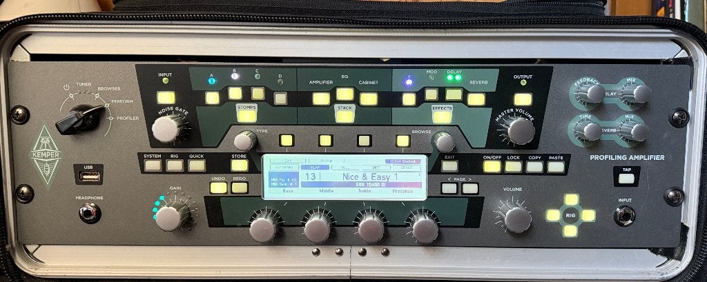 Kemper Profiler Powerrack + Remote + EXP + Sofcase