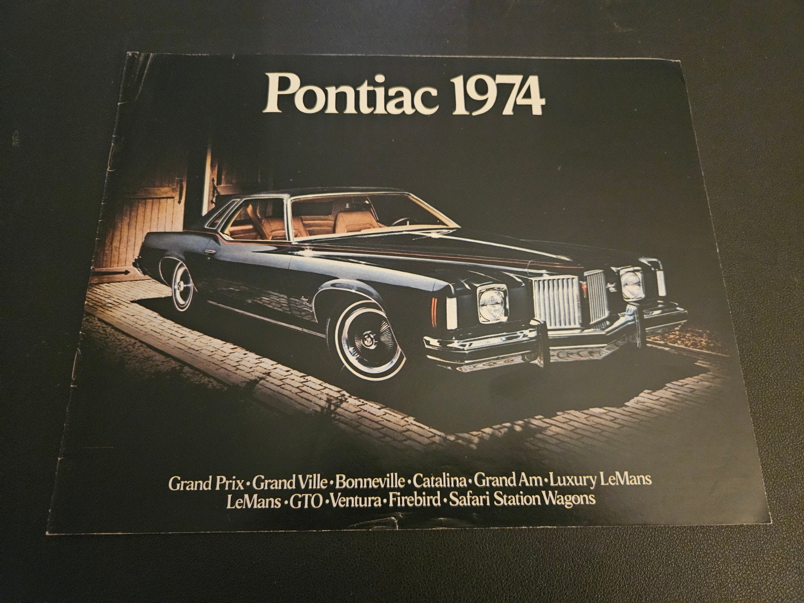 Brochure Pontiac 1974 USA, Boeken, Ophalen of Verzenden, Zo goed als nieuw, Overige merken