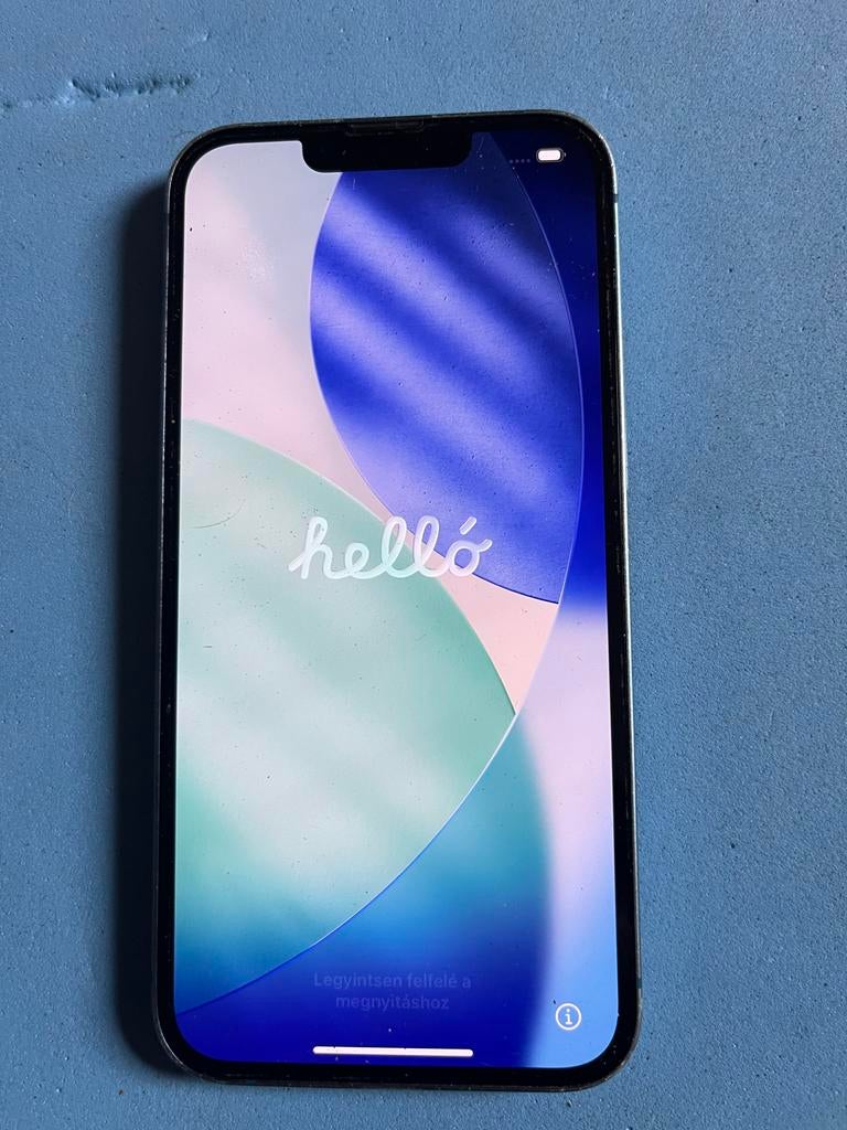 iPhone 13 - blauw, goed werkend, Telecommunicatie, Mobiele telefoons | Apple iPhone, 128 GB, Blauw, 73 %, Zo goed als nieuw