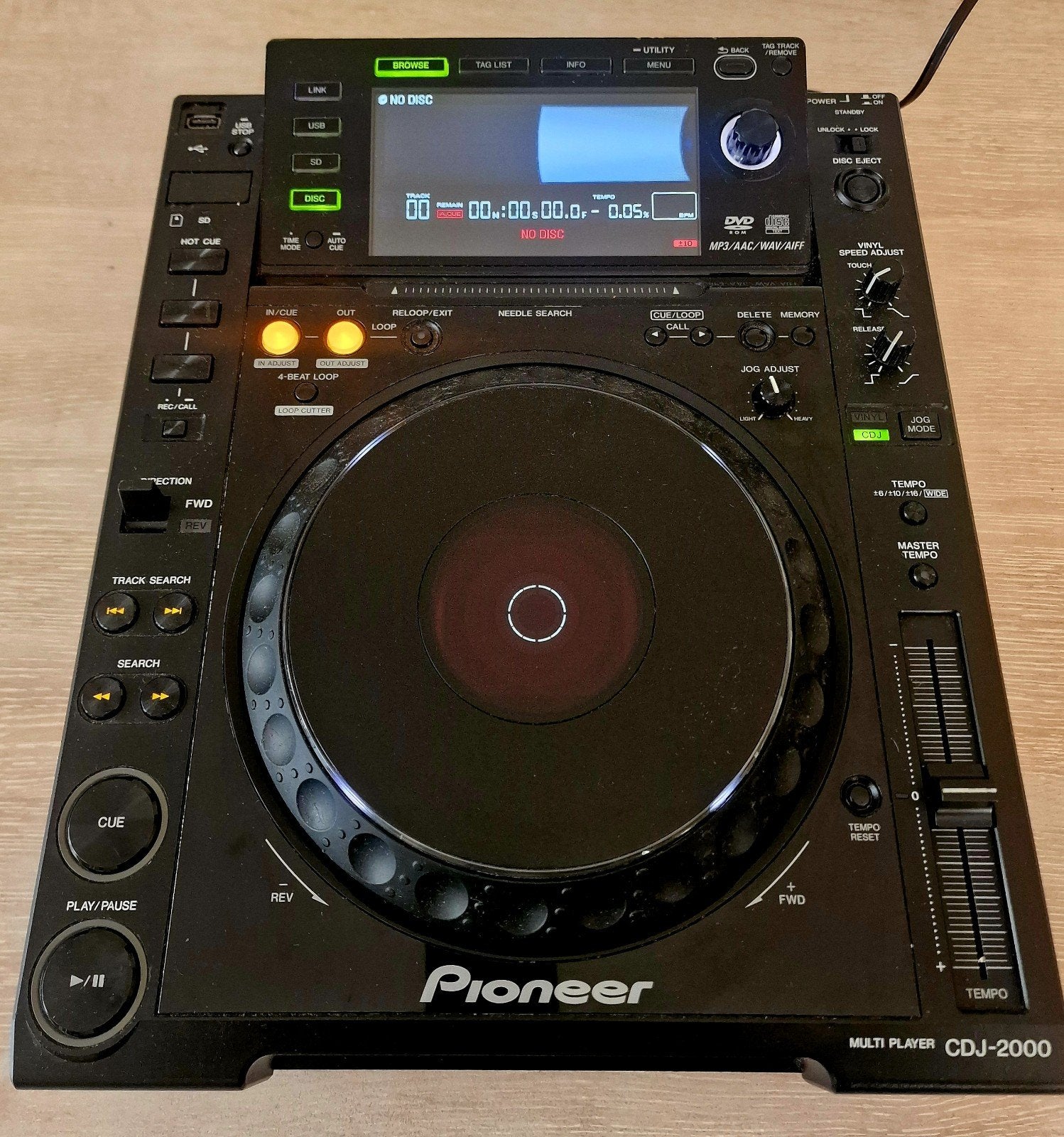 Pioneer CDJ-2000, Audio, Tv en Foto, Cd-spelers, Ophalen of Verzenden, Zo goed als nieuw, Pioneer