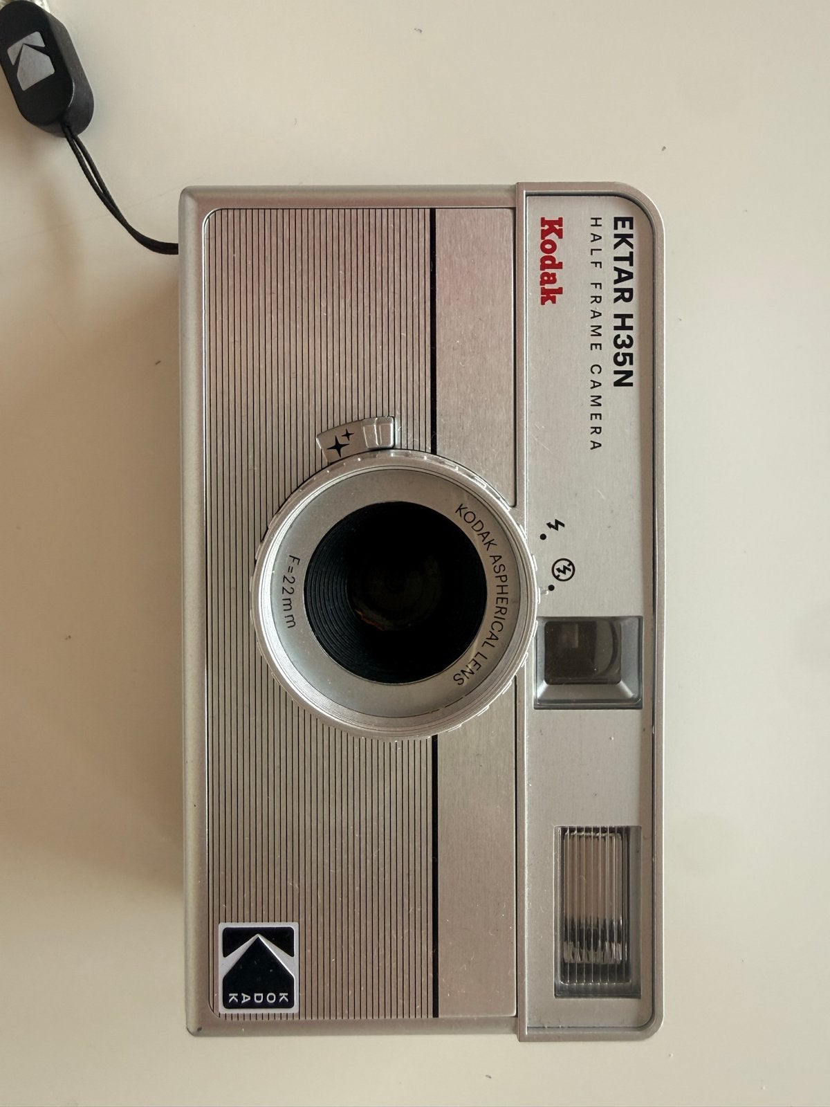 Kodak Ektar H35N Half Frame Camera - Zilver, Audio, Tv en Foto, Fotocamera's Analoog, Ophalen of Verzenden, Zo goed als nieuw