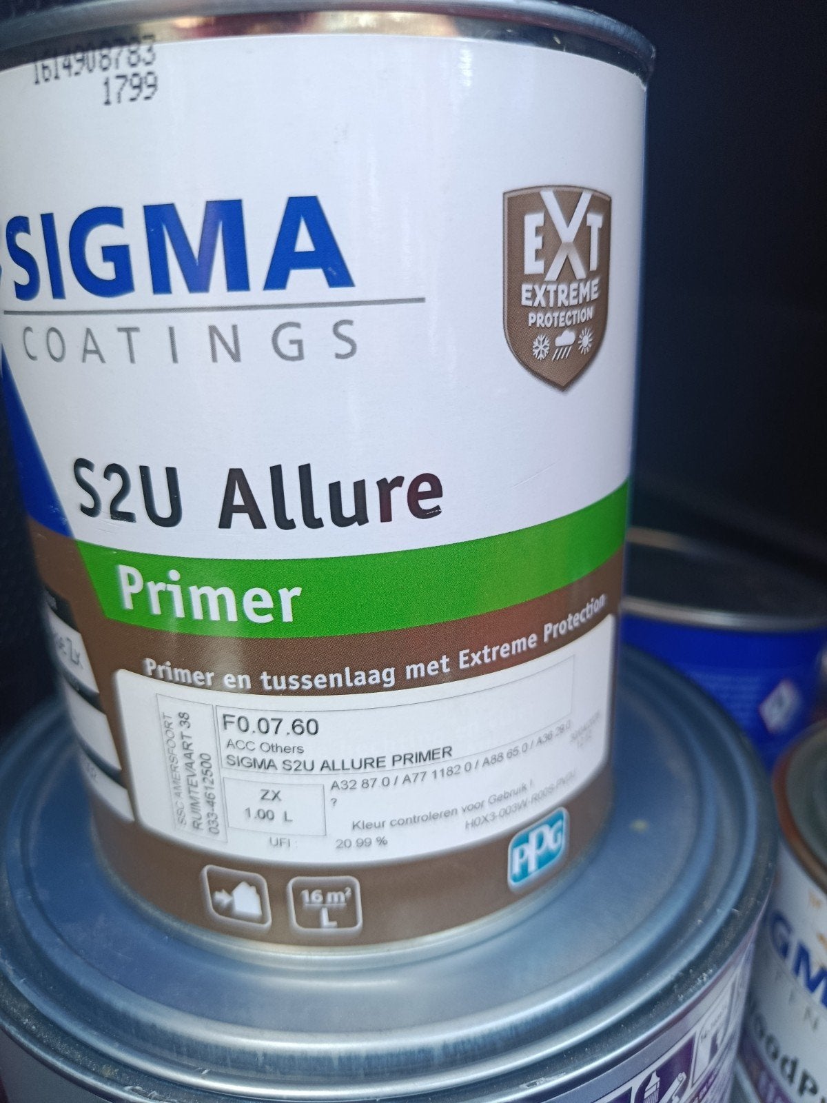 Ongebruikte Sigma & Sikkens verf en primer  (1L), Ophalen of Verzenden, Nieuw, Overige kleuren