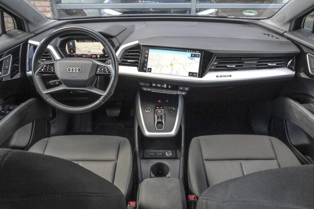 Audi Q4 e-tron 35 55 kWh | SOH 90% | Warmtepomp (bj 2022), Auto's, Audi, 0 cilinders, Gebruikt, 1865 kg, Zwart